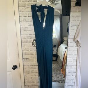 Hello Molly Teal Dress- Medium